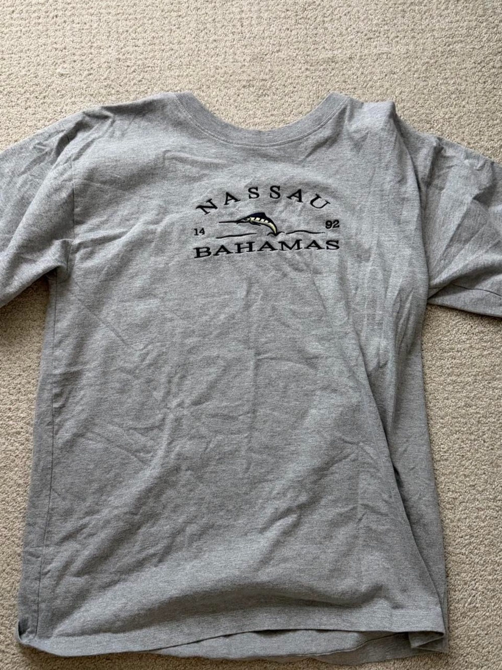 Nassau Bahamas Gray Short Sleeve Tee